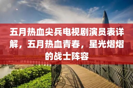 五月热血尖兵电视剧演员表详解，五月热血青春，星光熠熠的战士阵容