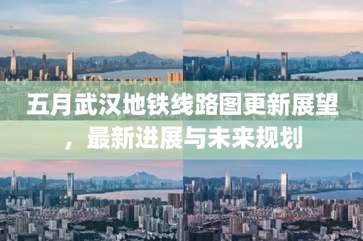 五月武汉地铁线路图更新展望，最新进展与未来规划