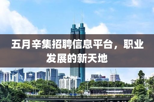 五月辛集招聘信息平台，职业发展的新天地