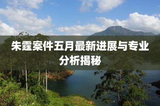 朱霆案件五月最新进展与专业分析揭秘