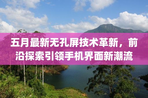 五月最新无孔屏技术革新，前沿探索引领手机界面新潮流