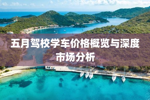 五月驾校学车价格概览与深度市场分析