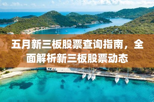 五月新三板股票查询指南，全面解析新三板股票动态