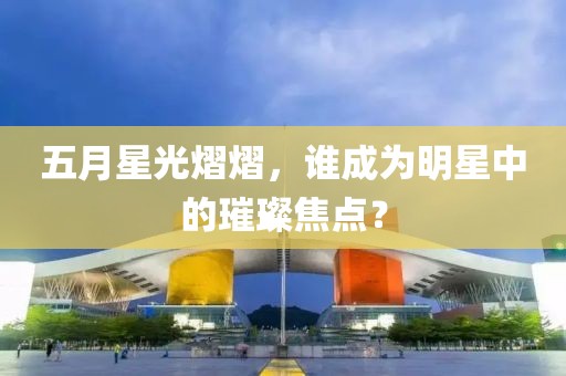 五月星光熠熠，谁成为明星中的璀璨焦点？