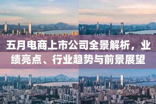 五月电商上市公司全景解析，业绩亮点、行业趋势与前景展望