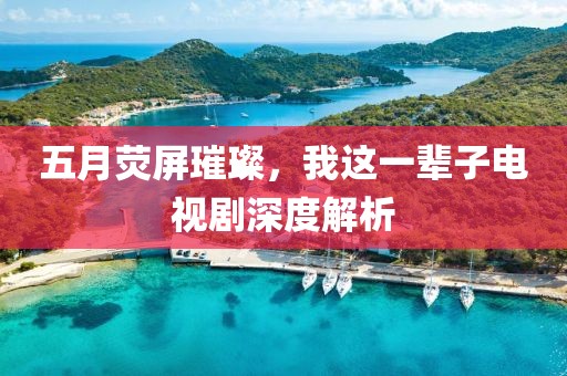 五月荧屏璀璨，我这一辈子电视剧深度解析
