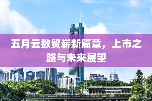 五月云数贸崭新篇章，上市之路与未来展望