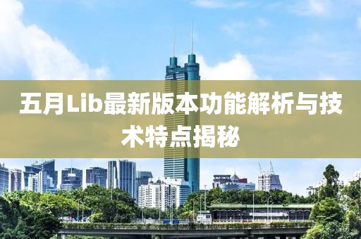 五月Lib最新版本功能解析与技术特点揭秘