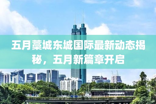 五月藁城东城国际最新动态揭秘，五月新篇章开启