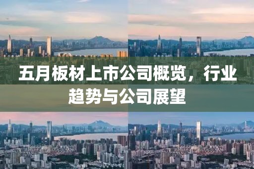 五月板材上市公司概览，行业趋势与公司展望
