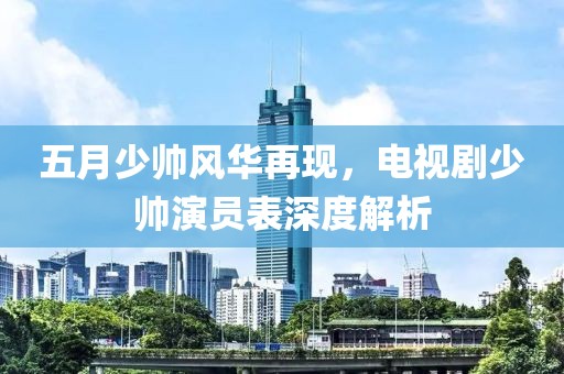 五月少帅风华再现，电视剧少帅演员表深度解析