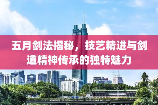 五月剑法揭秘，技艺精进与剑道精神传承的独特魅力