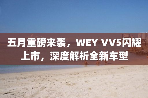 五月重磅来袭，WEY VV5闪耀上市，深度解析全新车型