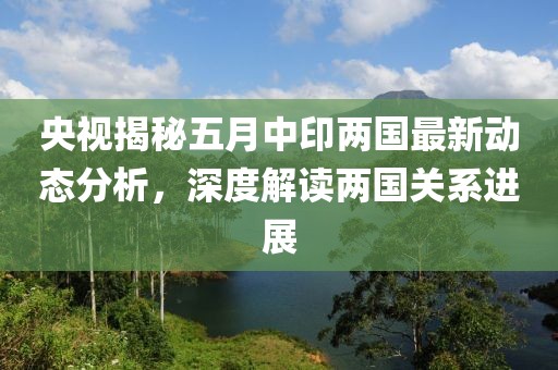 央视揭秘五月中印两国最新动态分析，深度解读两国关系进展