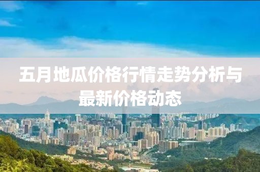 五月地瓜价格行情走势分析与最新价格动态
