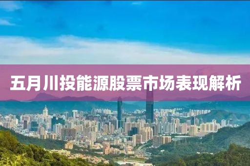 五月川投能源股票市场表现解析
