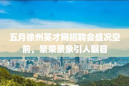 五月徐州英才网招聘会盛况空前，繁荣景象引人瞩目