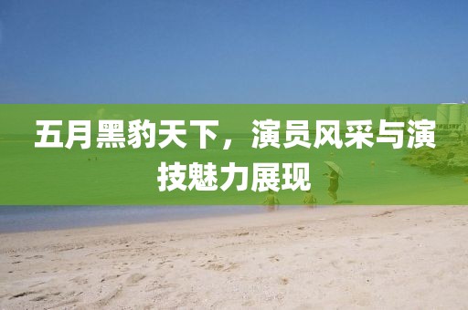 五月黑豹天下，演员风采与演技魅力展现