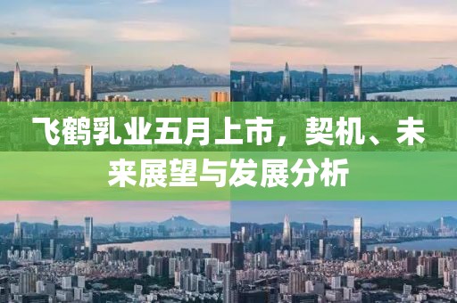 飞鹤乳业五月上市，契机、未来展望与发展分析
