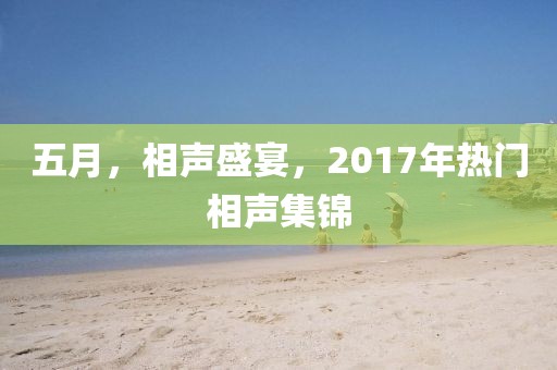 五月，相声盛宴，2017年热门相声集锦