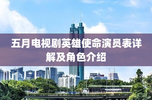 五月电视剧英雄使命演员表详解及角色介绍