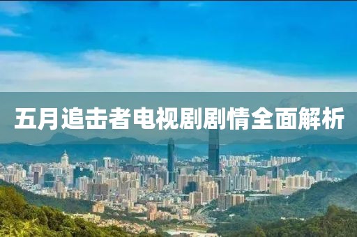 五月追击者电视剧剧情全面解析