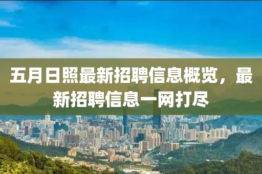 五月日照最新招聘信息概览，最新招聘信息一网打尽