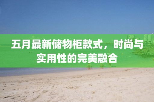 五月最新储物柜款式，时尚与实用性的完美融合