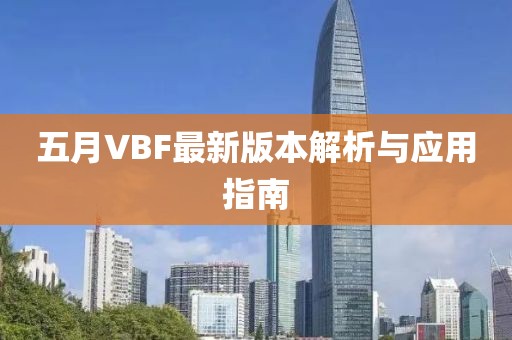 五月VBF最新版本解析与应用指南