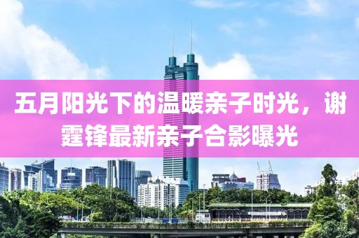 五月阳光下的温暖亲子时光，谢霆锋最新亲子合影曝光