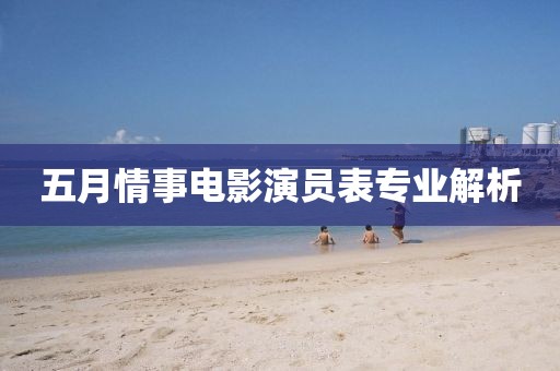 五月情事电影演员表专业解析