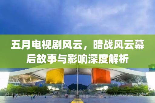 五月电视剧风云，暗战风云幕后故事与影响深度解析