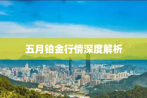 五月铂金行情深度解析