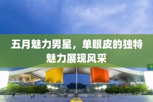 五月魅力男星，单眼皮的独特魅力展现风采