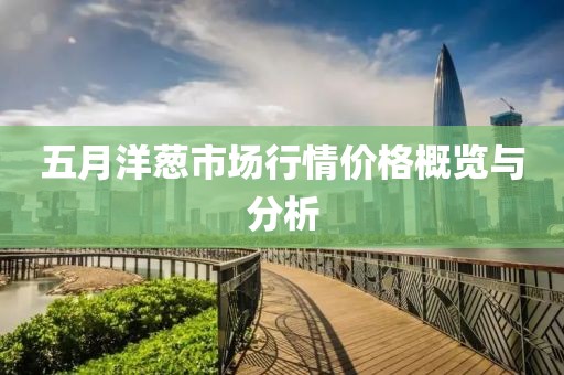 五月洋葱市场行情价格概览与分析