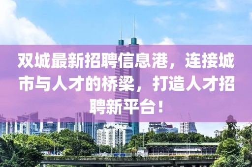 双城最新招聘信息港，连接城市与人才的桥梁，打造人才招聘新平台！