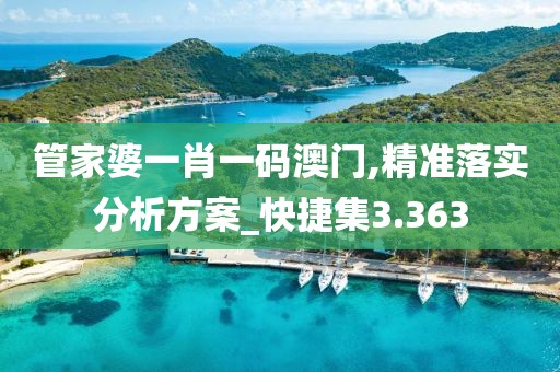 管家婆一肖一码澳门,精准落实分析方案_快捷集3.363