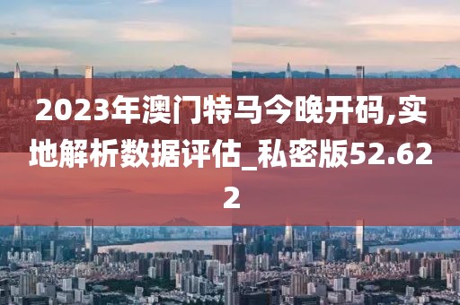 2023年澳门特马今晚开码,实地解析数据评估_私密版52.622